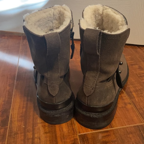 Rag & Bone Suede and Sherling Moto - Picture 5 of 6